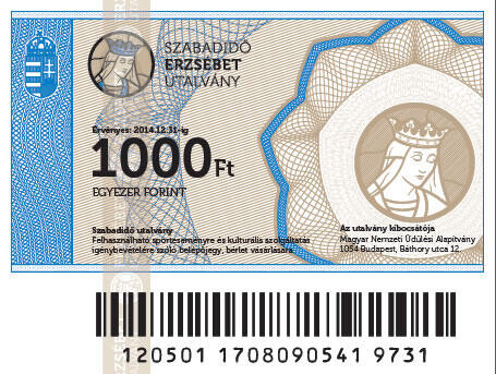 Szabadidő Erzsébet-utalvány