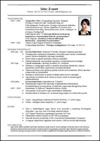 A karriertanácsadó segítségével készített önéletrajz