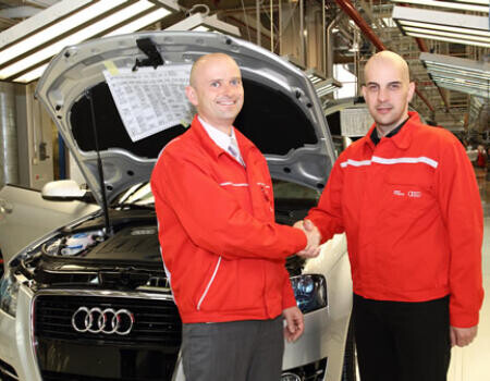 Ma kezdett a nyolcezredik dolgozó az Audinál