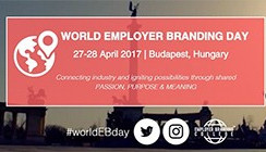  Coming to Budapest! World Employer Branding Day 27-28 April 2017